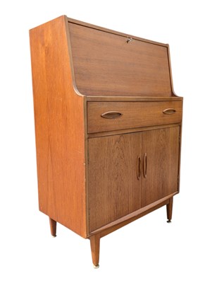 Lot 622a - JENTIQUE - MID CENTURY TEAK WRITING BUREAU DESK
