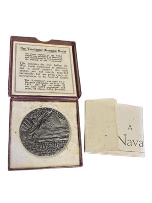 Lot 485 - AN RMS LUSITANIA GERMAN MEDAL