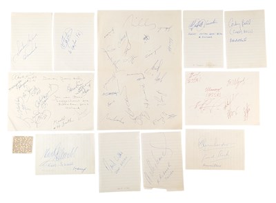 Lot 273 - SPORT - COLLECTION OF VINTAGE AUTOGRAPHS