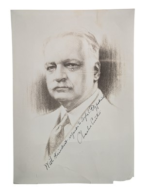 Lot 275 - VICE PRESIDENT - CHARLES CURTIS (D.1936) - SIGNED PHOTOGRAPH