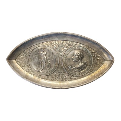 Lot 473 - EARLY 19TH CENTURY NAPOLEONIC WAR GERMAN TRAY