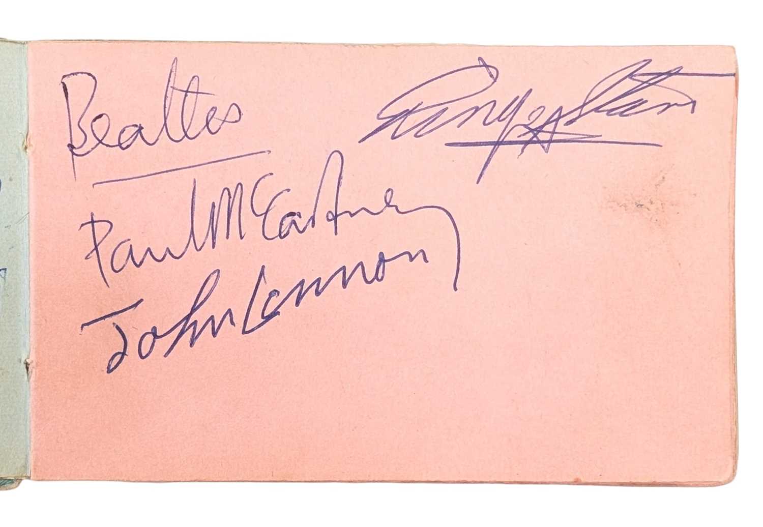 Lot 7 - AUTOGRAPH ALBUMS - INC. THE BEATLES, BEACH BOYS AND OTHERS