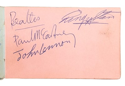 Lot 7 - AUTOGRAPH ALBUMS - INC. THE BEATLES, BEACH BOYS AND OTHERS