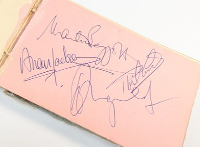 Lot 7 - AUTOGRAPH ALBUMS - INC. THE BEATLES, BEACH BOYS AND OTHERS