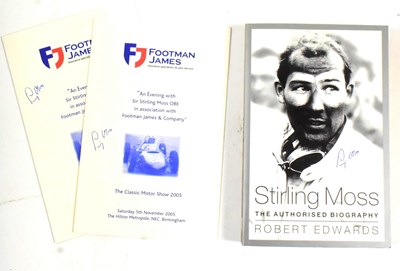 Lot 49 - SIR STIRLING MOSS (1929-2020) - COLLECTION OF AUTOGRAPHS