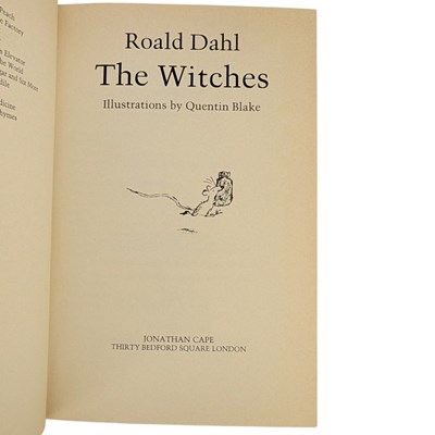 Lot 51 - DAHL, ROALD - THREE FIRST EDITIONS - TO INCLUDE THE WITCHES, RHYME STEW AND THE MINPINS