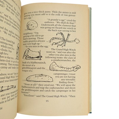 Lot 51 - DAHL, ROALD - THREE FIRST EDITIONS - TO INCLUDE THE WITCHES, RHYME STEW AND THE MINPINS
