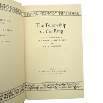 Lot 14 - TOLKIEN, J.R.R. - THE LORD OF THE RINGS TRILOGY - REVISED EDITION