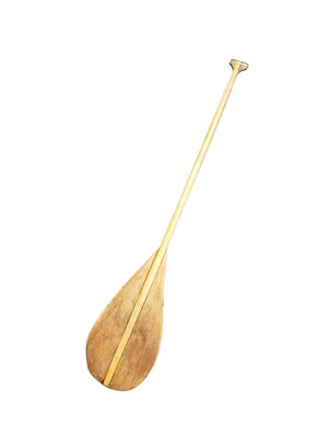Lot 322 - 20TH CENTURY HANDMADE WOODEN OAR