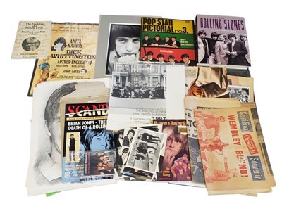Lot 480 - COLLECTION OF ASSORTED EPHEMERA - ROLLING STONES, FOOTBALL, THEATRE, ETC