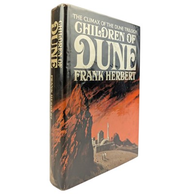 Lot 2 - HERBERT, FRANK - 1976 CHILDREN OF DUNE, SIGNED FIRST EDITION, WITH DUSTWRAPPER