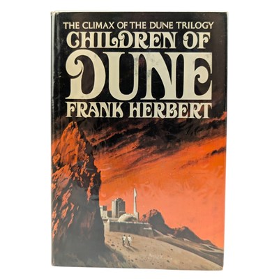Lot 2 - HERBERT, FRANK - 1976 CHILDREN OF DUNE, SIGNED FIRST EDITION, WITH DUSTWRAPPER