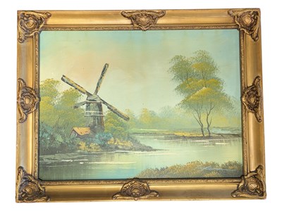 Lot 262 - LATE 20TH CENTURY ORIGINAL OIL ON CANVAS LANDSCAPE PAINTING