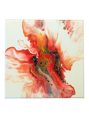 Lot 283 - SHUYA CHENG - TEQUILA SUNRISE - CONTEMPORARY BATH LOCAL ART ABSTRACT PAINTING