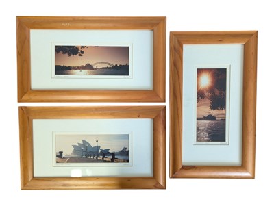 Lot 264 - NIGEL BULLOCK - THREE SIGNED PHOTOGRAPHIC PRINTS OF SYDNEY, AUSTRALIA