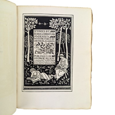 Lot 21 - ARTHUR J GASKIN- 1893 STORIES AND FAIRY TALES BY HANS CHRISTIAN ANDERSEN, 2VOLS