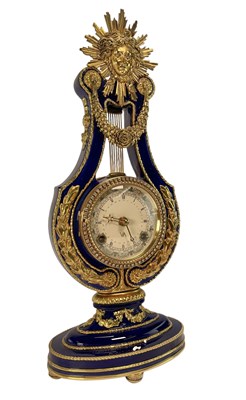 Lot 117 - V & A MUSEUM REPRODUCTION MARIE ANTOINETTE CLOCK BY FRANKLIN MINT