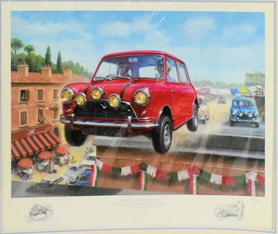 Lot 14 - THE ITALIAN JOB - TONY SMITH - LIMITED EDITION PRINT