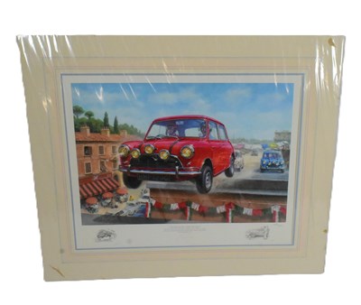 Lot 97 - THE ITALIAN JOB - TONY SMITH - LIMITED EDITION PRINT