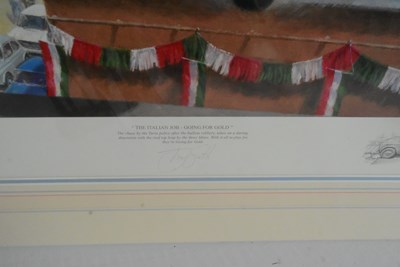Lot 97 - THE ITALIAN JOB - TONY SMITH - LIMITED EDITION PRINT