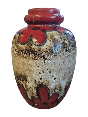 Lot 50 - SCHEURICH - LARGE VINTAGE WEST GERMAN CERAMIC VASE
