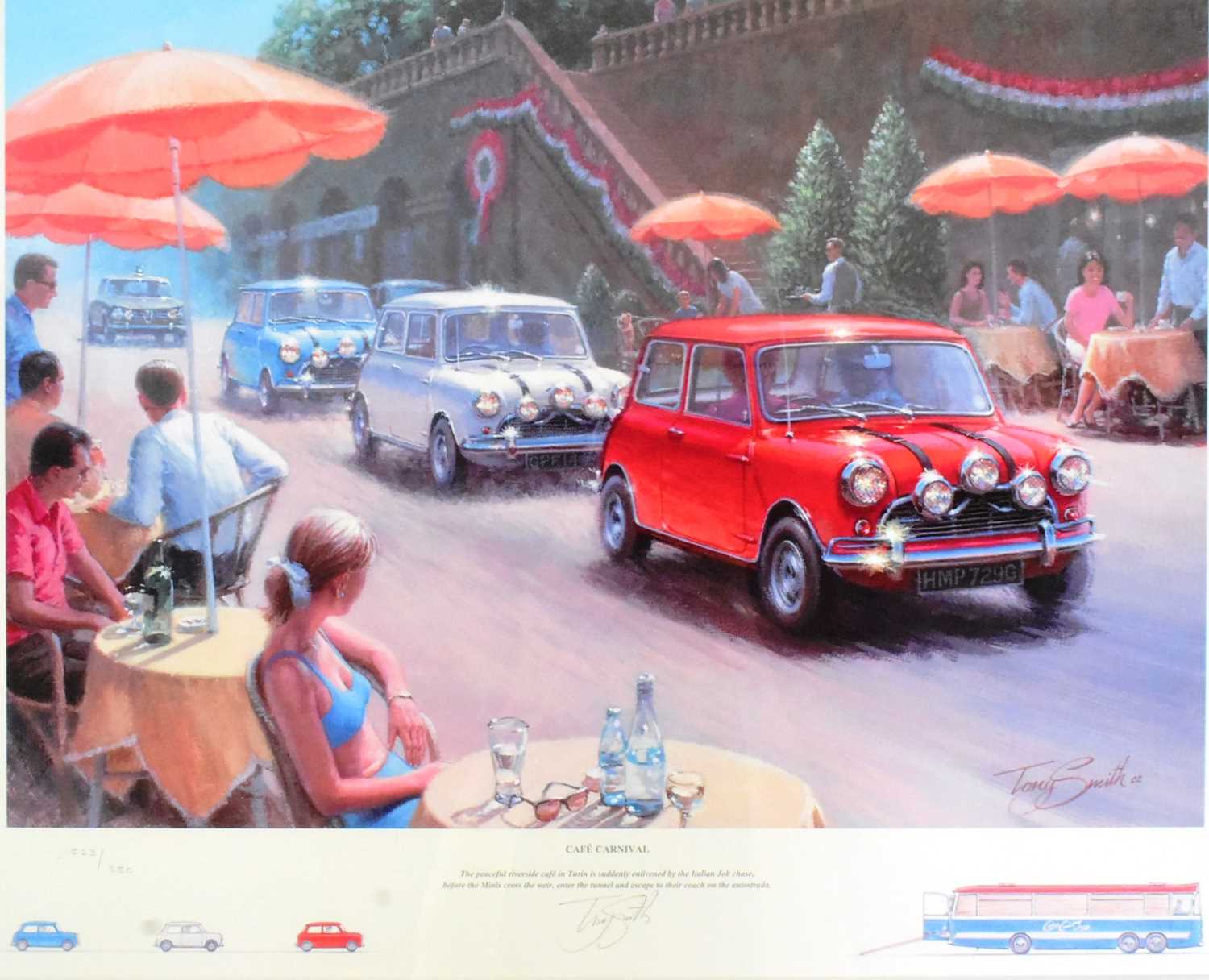 Lot 58 - THE ITALIAN JOB - TONY SMITH - LIMITED EDITION PRINT