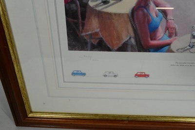 Lot 58 - THE ITALIAN JOB - TONY SMITH - LIMITED EDITION PRINT
