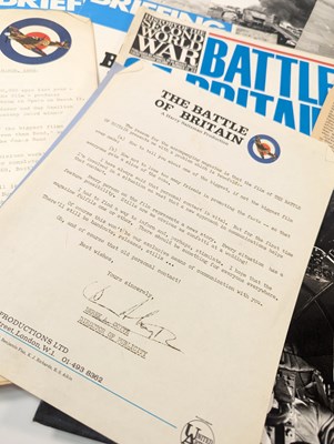 Lot 290 - THE BATTLE OF BRITAIN (1969) - ORIGINAL PRESS PACK + EXTRAS