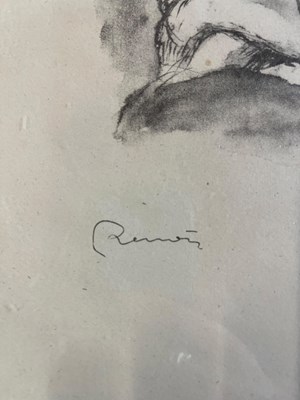 Lot 293 - PIERRE AUGUSTE RENOIR - ÉTUDE DE FEMME NUE, VARIANTE - LITHOGRAPH, 1904 PUB. VOILLARD
