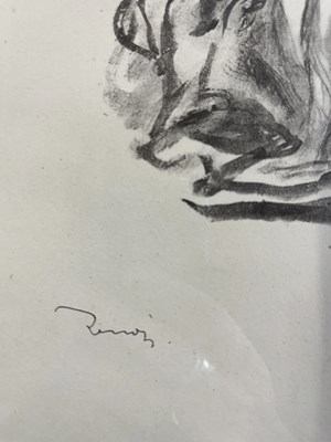 Lot 283 - PIERRE AUGUSTE RENOIR - FEMME AU CEP DE VIGNE, 1E VARIANTE - LITHOGRAPH
