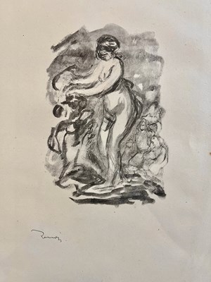 Lot 283 - PIERRE AUGUSTE RENOIR - FEMME AU CEP DE VIGNE, 1E VARIANTE - LITHOGRAPH