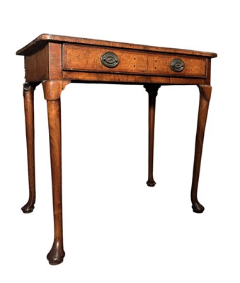 Lot 601 - GEORGE III LATE 18TH CENTURY WALNUT WRITING TABLE DESK
