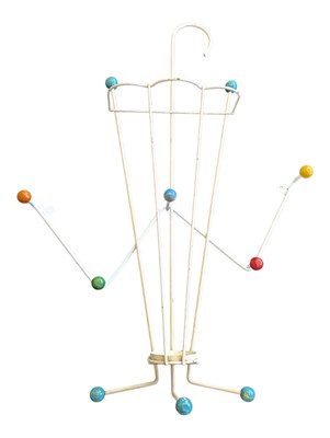 Lot 326 - VINTAGE MID CENTURY SPTUNIK COAT RACK & UMBRELLA STAND