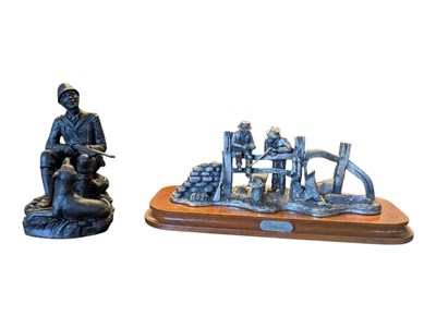 Lot 279 - TWO LATE 20TH CENUTRY HUNTING FIGURES