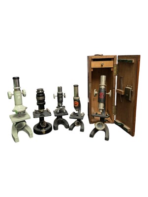 Lot 273 - COLLECTION OF 20TH CENTURY STUDENT MICROSCOPES