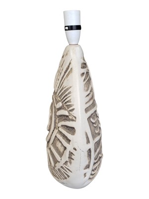Lot 110 - 1970S TREMAEN POTTERY BOWJEY PETER ELLERY LAMP