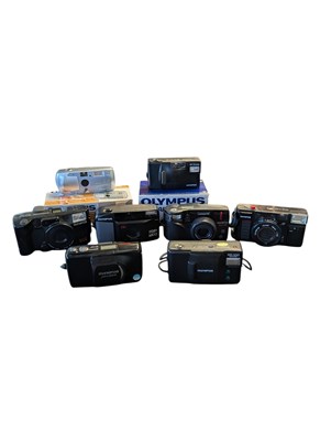 Lot 277 - OLYMPUS, JAPAN - COLLECTION OF VINTAGE COMPACT CAMERAS