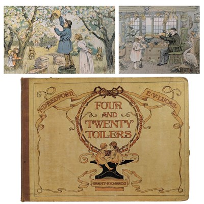 Lot 199 - F.D. LUCAS - C.1903 FOUR AND TWENTY TOILERS, ILLUSTRATED POEM