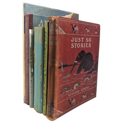 Lot 188 - SELECTION OF SIX ILLUSTRATED BOOKS TO INCLUDE JUST SO STORIES AND JONNY CROW'S PARTY