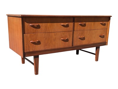 Lot 624a - HOMEWORTHY - VINTAGE MID CENTURY TEAK SIDEBOARD