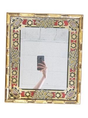 Lot 463 - 20TH CENTURY RETRO WALL MIRROR