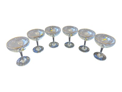 Lot 71 - BOXED SET OF VINTAGE BABYCHAM GLASSES