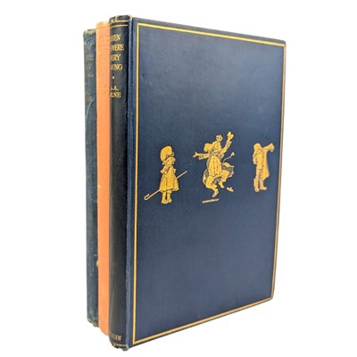 Lot 76 - MILNE, A.A. - THREE EARLY EDITIONS TO INCLUDE WHEN WE WERE VERY YOUNG AND THE HOUSE AT POOH CORNER
