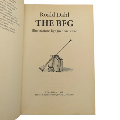 Lot 52 - DALH, ROALD - TWO FIRST EDITIONS - THE BFG AND THE WITCHES