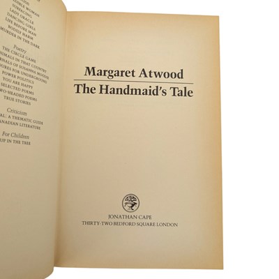 Lot 68 - ATWOOD, MARGARET - THE HANDMAID'S TALE & THE TESTAMENTS, FIRST EDITIONS