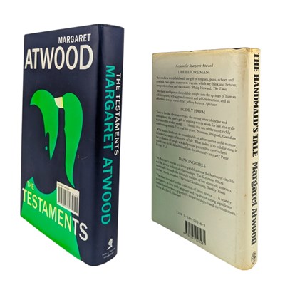 Lot 68 - ATWOOD, MARGARET - THE HANDMAID'S TALE & THE TESTAMENTS, FIRST EDITIONS
