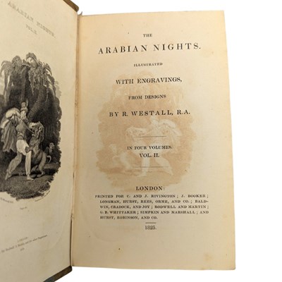 Lot 19 - R. WESTALL - 1825 ARABIAN NIGHTS - IN ORIGINAL BOARDS