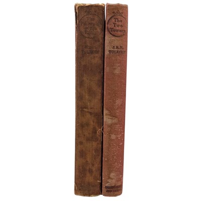 Lot 53 - TOLKIEN, J.R.R. - THE TWO TOWERS AND THE FELLOWSHIP OF THE RING - FIRST EDITIONS