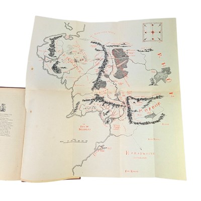 Lot 53 - TOLKIEN, J.R.R. - THE TWO TOWERS AND THE FELLOWSHIP OF THE RING - FIRST EDITIONS