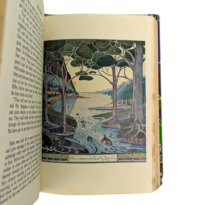 Lot 55 - TOLKIEN, J.R.R. - 1967 THE HOBBIT, THIRD EDITION WITH DUSTWRAPPER